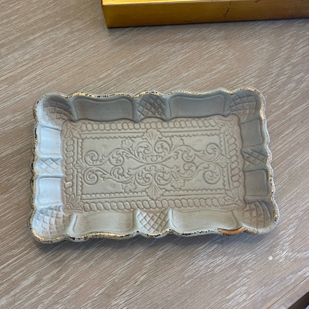 Decorative painted tray